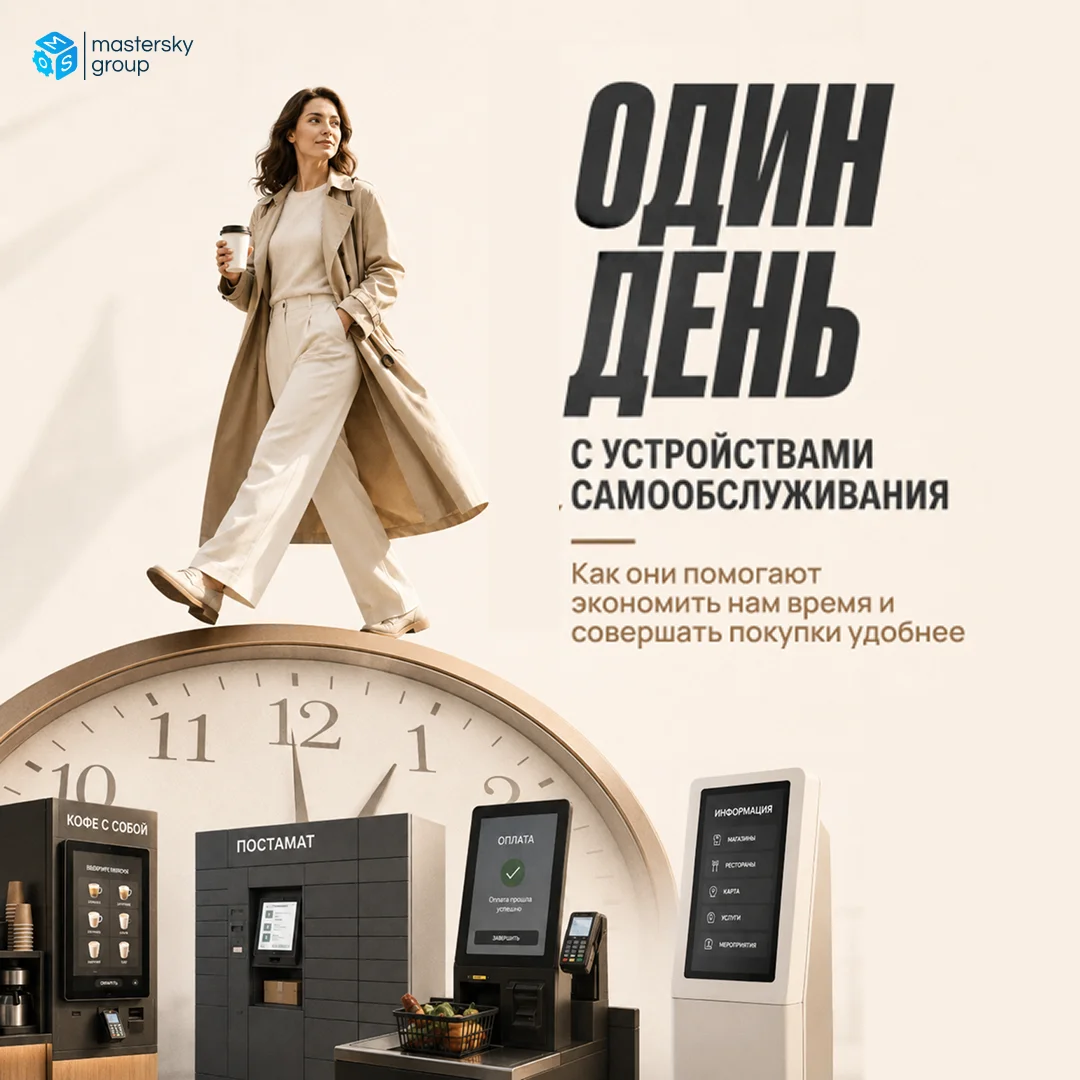 Один день с устройствами самообслуживания
